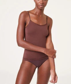 Top Mit Trägern, Thermostrick BRAUN 11 Top Mit Trägern, Thermostrick BRAUN -Damen mode Geschaft 653604485 c