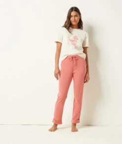 Top Mit Kurzen Ärmeln Und Print KORALLE -Damen mode Geschaft 653769062 6