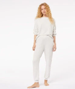 Sweatshirt Mit Langen Ärmeln GRAU -Damen mode Geschaft 653771402 6