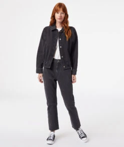 Jeans Mit Geradem Schnitt ANTHRAZIT -Damen mode Geschaft 653774504 6