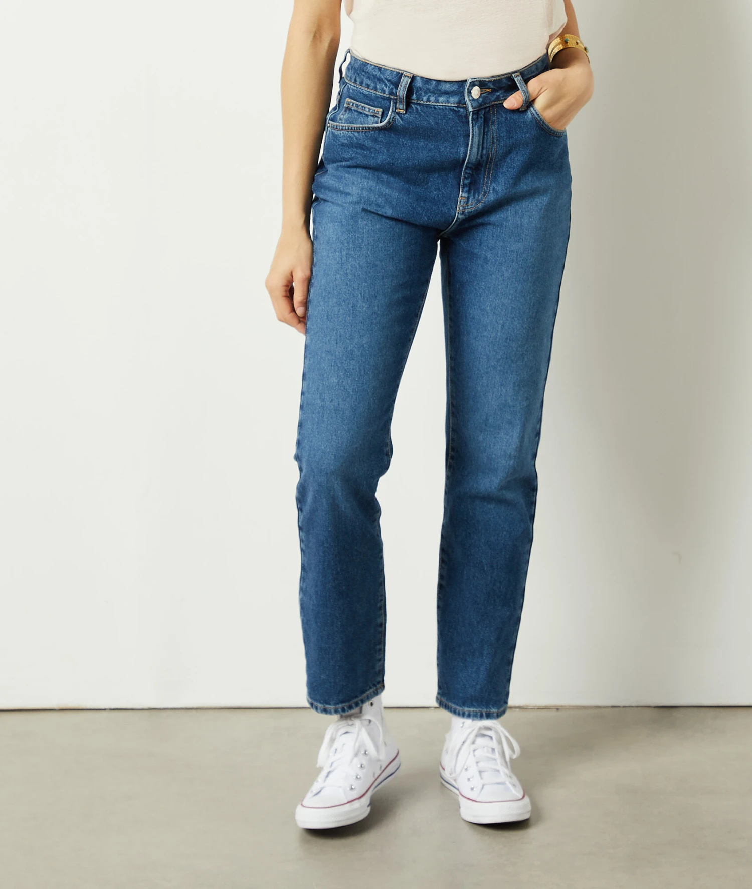 Jeans Mit Geradem Schnitt NACHTBLAU 5 Jeans Mit Geradem Schnitt NACHTBLAU – Bild 3