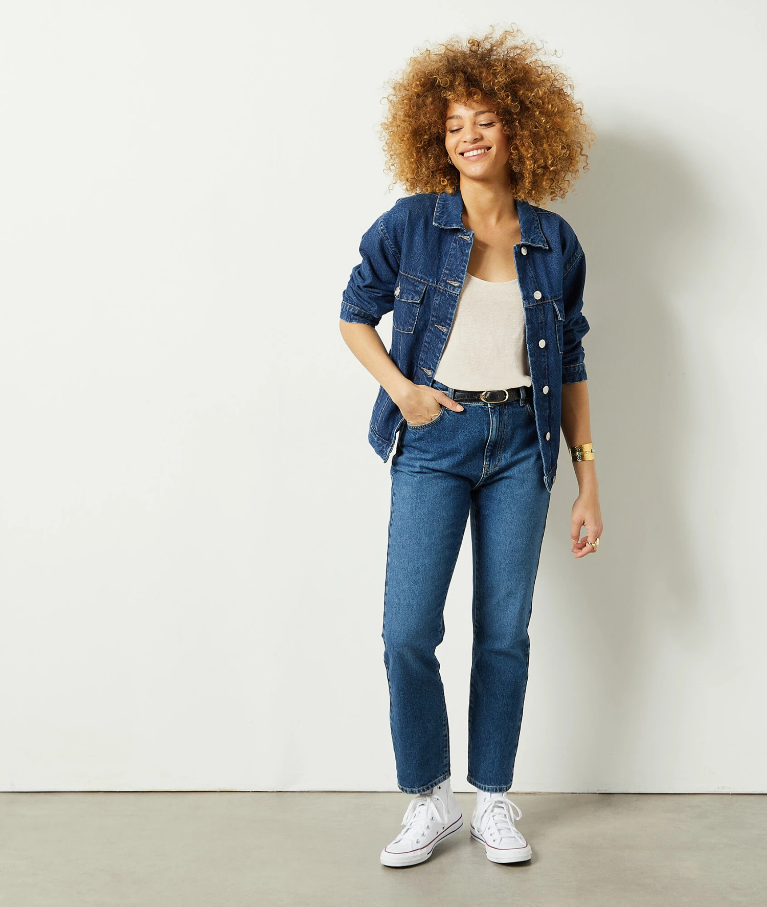 Jeans Mit Geradem Schnitt NACHTBLAU 7 Jeans Mit Geradem Schnitt NACHTBLAU – Bild 5