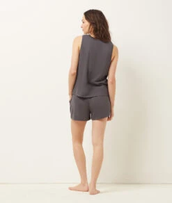 Pyjamaoberteil ANTHRAZIT -Damen mode Geschaft 653785204 6