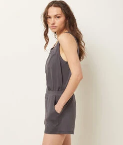 Pyjamaoberteil ANTHRAZIT -Damen mode Geschaft 653785204 c