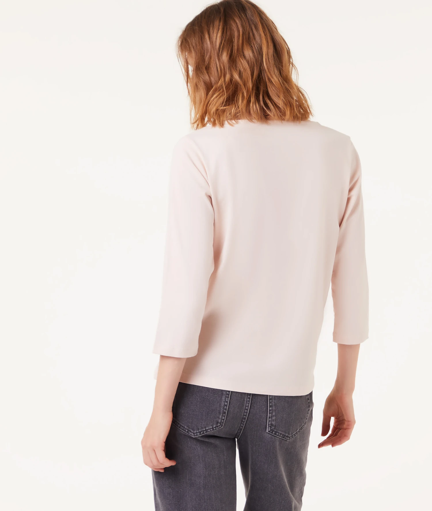 T-Shirt Mit Langen Ärmeln Und Durchbrochenen Details BLUSH 4 T-Shirt Mit Langen Ärmeln Und Durchbrochenen Details BLUSH – Bild 2