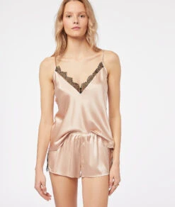 Caraco Mit Spitze Am Ausschnitt PUDERROSA 11 Caraco Mit Spitze Am Ausschnitt PUDERROSA -Damen mode Geschaft 653798476 c