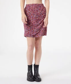 Wickelrock Mit Blumenmuster ROSA