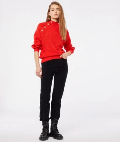 Gerade Geschnittene Hose, Gerippt SCHWARZ -Damen mode Geschaft 653805305 6