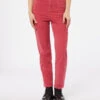 Gerade Geschnittene Hose GRANATROT -Damen mode Geschaft 653805375 x