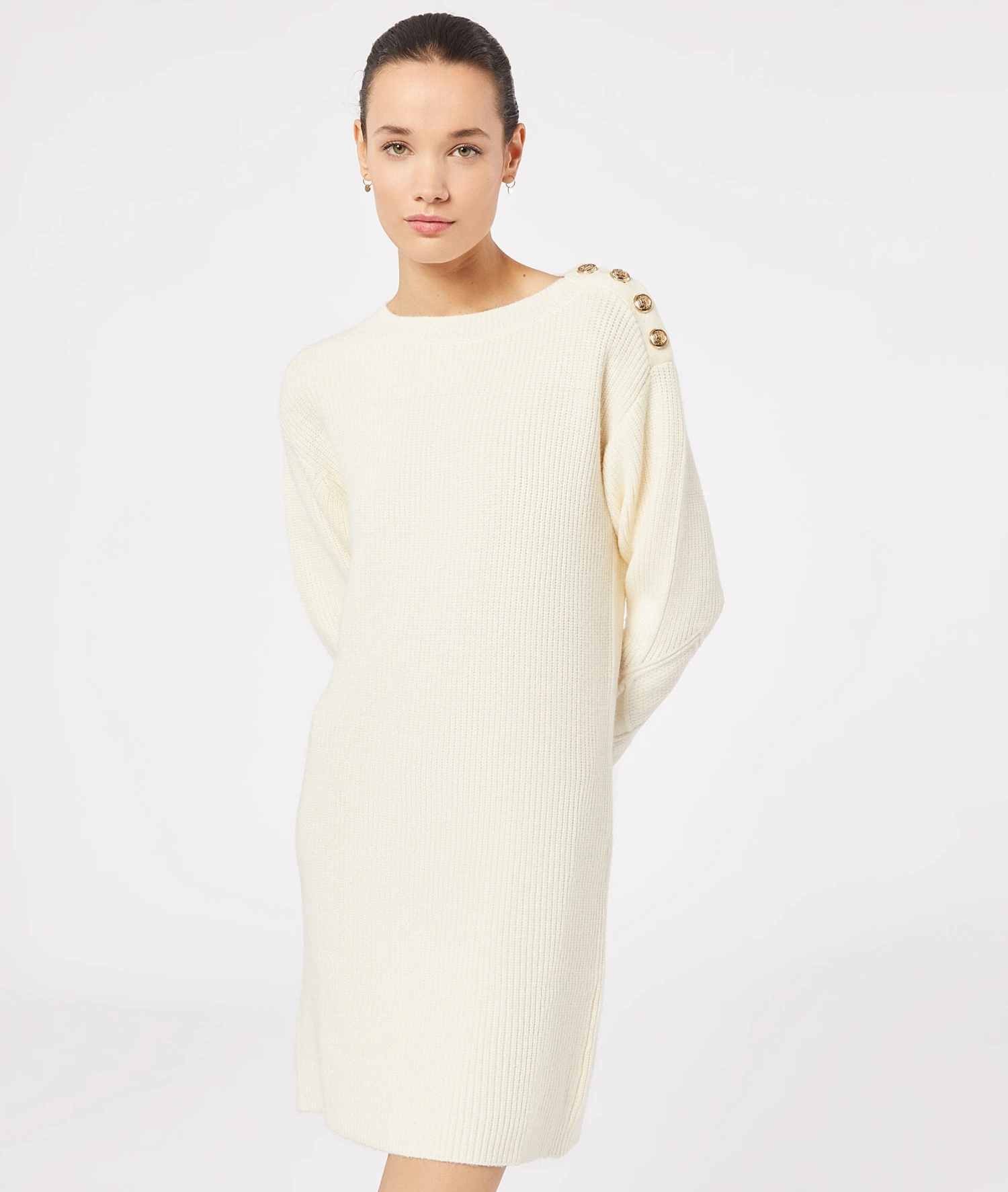 Agatha Kleid Aus Strick In Flechtoptik ECRU 7 Agatha Kleid Aus Strick In Flechtoptik ECRU – Bild 5
