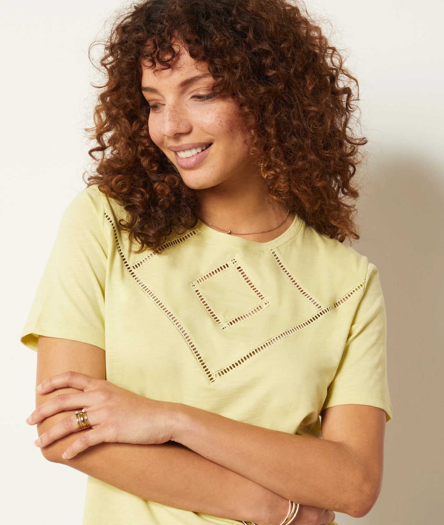 T-Shirt Mit Kurzen Ärmeln, 100 % Baumwolle ANIS 6 T-Shirt Mit Kurzen Ärmeln, 100 % Baumwolle ANIS – Bild 4