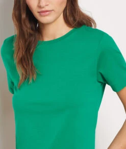 T-shirt Manches Courtes 100% Coton Bio EMERAUDE 10 T-shirt Manches Courtes 100% Coton Bio EMERAUDE -Damen mode Geschaft 653830443 b