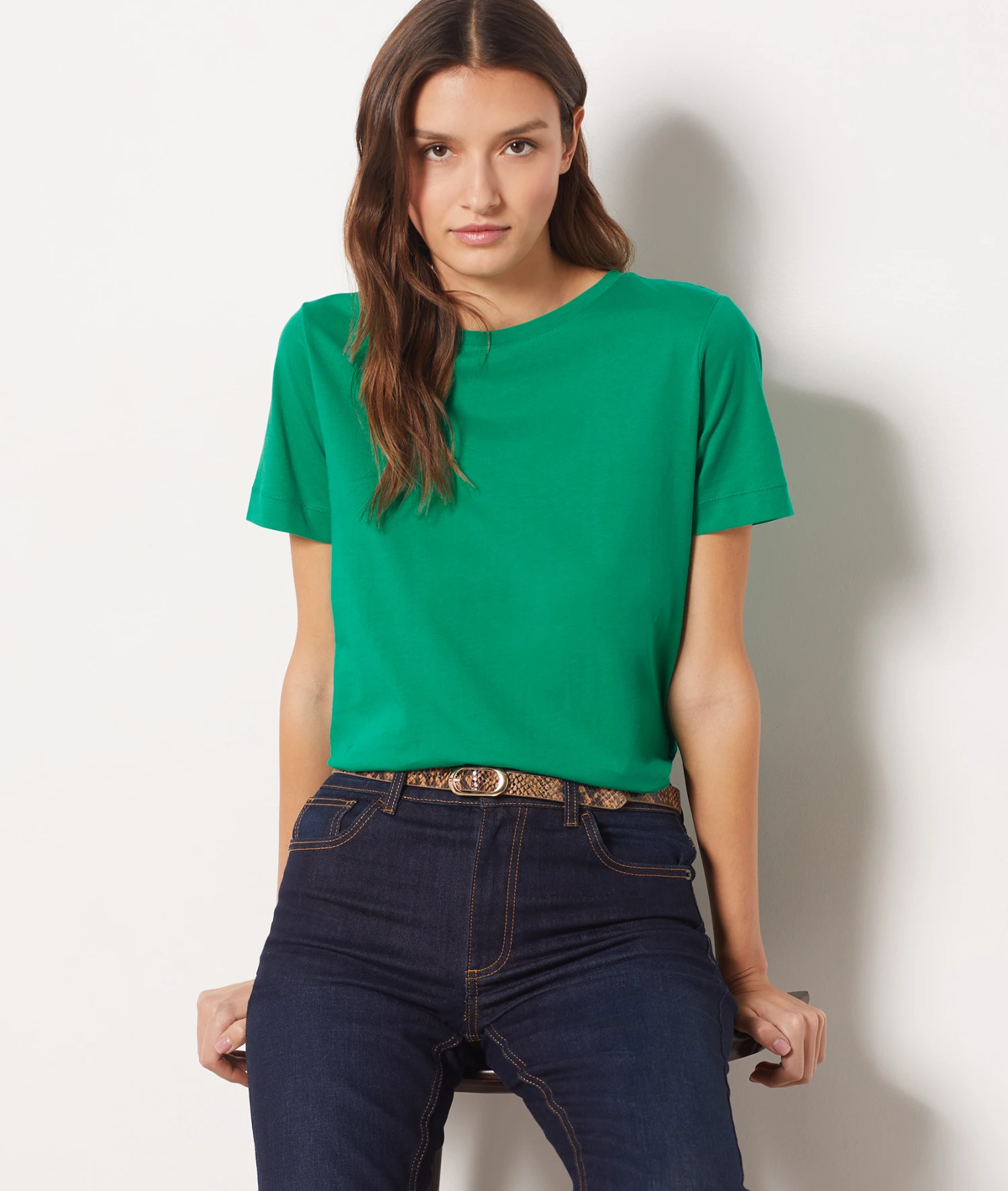 T-shirt Manches Courtes 100% Coton Bio EMERAUDE 3 T-shirt Manches Courtes 100% Coton Bio EMERAUDE