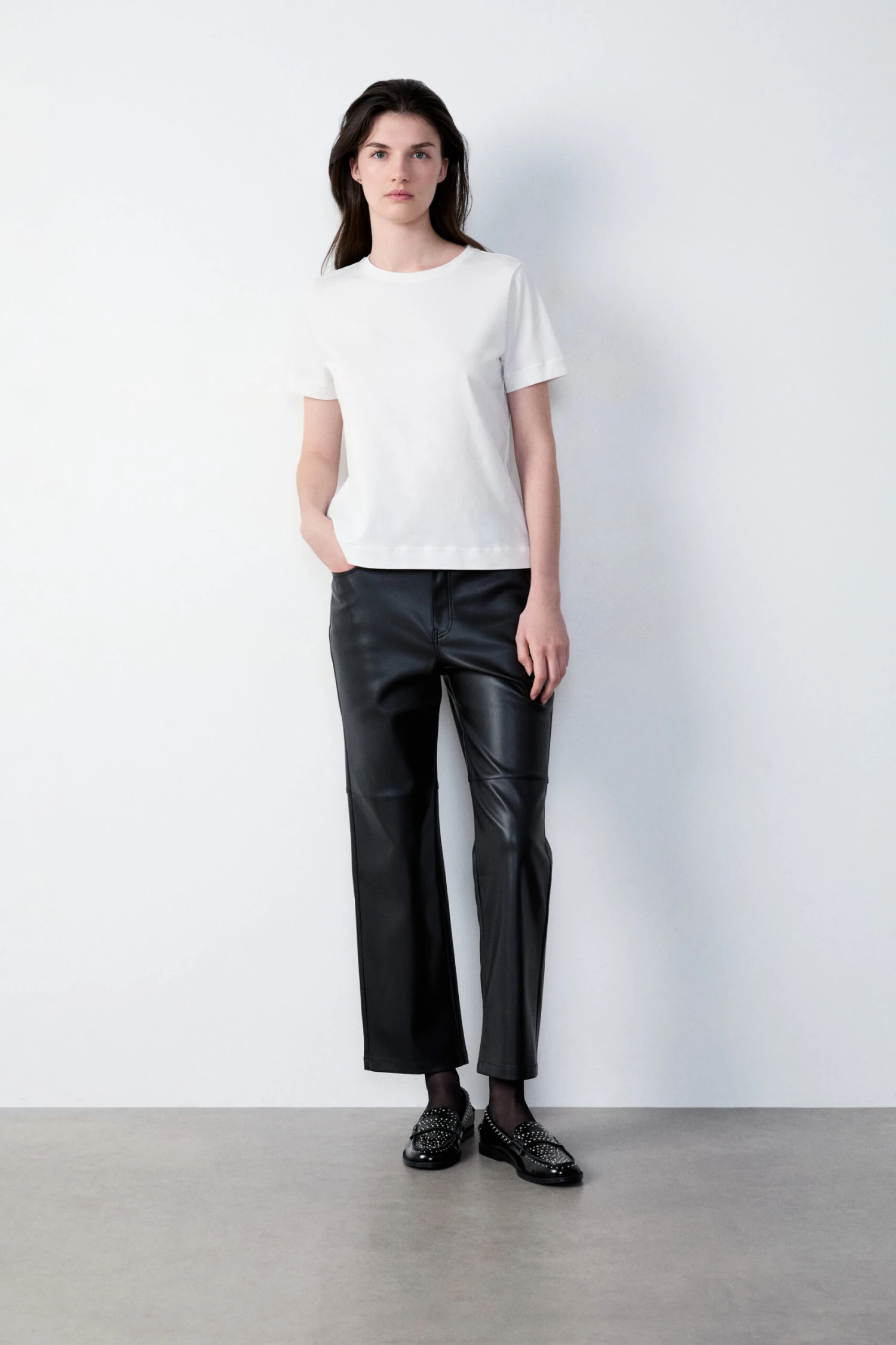 T-Shirt Mit Kurzen Ärmeln, 100 % Bio-Baumwolle ECRU 4 T-Shirt Mit Kurzen Ärmeln, 100 % Bio-Baumwolle ECRU – Bild 2