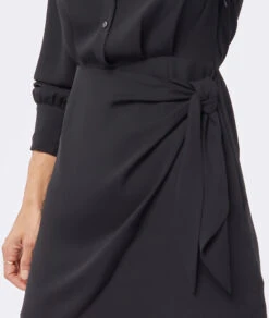 Wickelkleid SCHWARZ 10 Wickelkleid SCHWARZ -Damen mode Geschaft 653839505 b