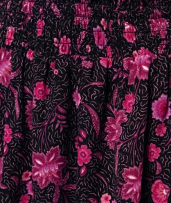 Ausgestellter Rock Mit Print SCHWARZ -Damen mode Geschaft 653839716 b