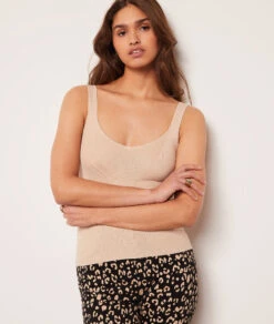 Caraco Aus Geripptem Strick DUNE 11 Caraco Aus Geripptem Strick DUNE -Damen mode Geschaft 653860288 c