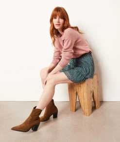 Fließender Rock Mit Print GRÜN 9 Fließender Rock Mit Print GRÜN -Damen mode Geschaft 653891333 6