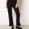 Gerade Geschnittene Hose SCHWARZ 1 Gerade Geschnittene Hose SCHWARZ -Damen mode Geschaft 653895905 6