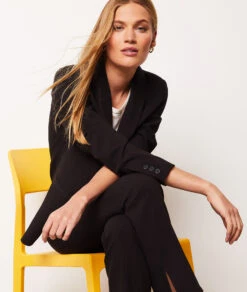 Gerade Geschnittene Hose SCHWARZ -Damen mode Geschaft 653895905 c