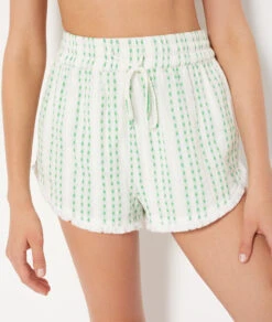 Shorts Aus Baumwolle GRÜN 9 Shorts Aus Baumwolle GRÜN -Damen mode Geschaft 653929546 b