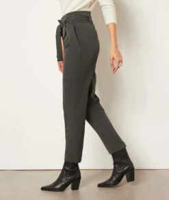 Hose Im Karottenschnitt ANTHRAZIT -Damen mode Geschaft 653930304 c