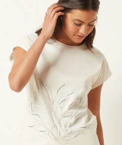 Top Mit Kurzen Ärmeln KHAKI -Damen mode Geschaft 653949759 b