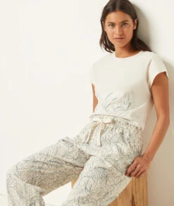 Top Mit Kurzen Ärmeln KHAKI