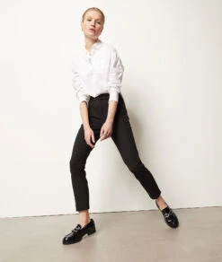 Hose Im Zigarettenschnitt SCHWARZ -Damen mode Geschaft 653950605 c