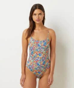 Badeanzug Mit Freiem Rücken Aus Liberty-Gewebe MEHRFARBIG 11 Badeanzug Mit Freiem Rücken Aus Liberty-Gewebe MEHRFARBIG -Damen mode Geschaft 653950790 c