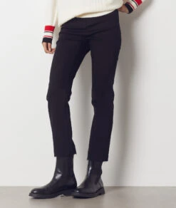 Schmal Geschnittene Hose SCHWARZ 9 Schmal Geschnittene Hose SCHWARZ -Damen mode Geschaft 653957205 6