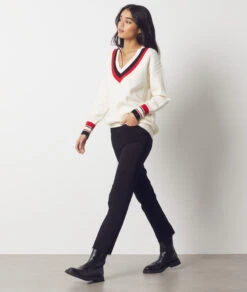 Schmal Geschnittene Hose SCHWARZ 11 Schmal Geschnittene Hose SCHWARZ -Damen mode Geschaft 653957205 c