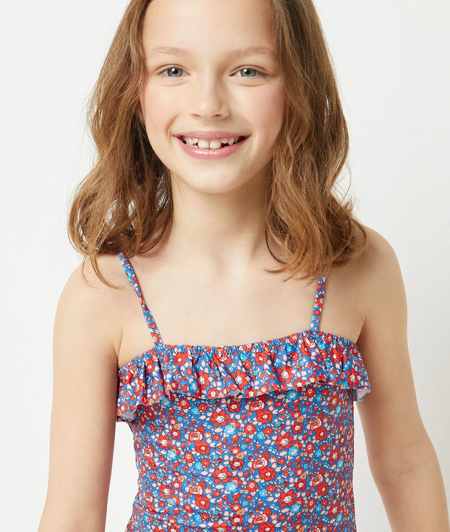 Badeanzug Aus Liberty-Gewebe ROT 6 Badeanzug Aus Liberty-Gewebe ROT – Bild 4