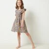 Kleid Aus Liberty-Gewebe MEHRFARBIG 1 Kleid Aus Liberty-Gewebe MEHRFARBIG -Damen mode Geschaft 653958590 x