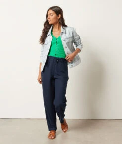 T-Shirt Mit Knöpfen NILGRÜN 9 T-Shirt Mit Knöpfen NILGRÜN -Damen mode Geschaft 653975440 6