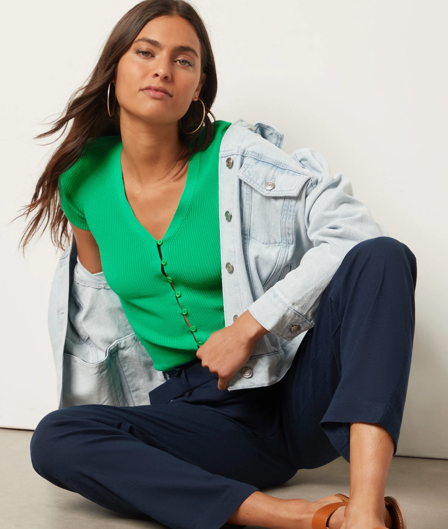 T-Shirt Mit Knöpfen NILGRÜN 3 T-Shirt Mit Knöpfen NILGRÜN