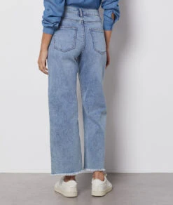 Weit Geschnittene Jeans BLAU -Damen mode Geschaft 653980922 a