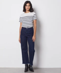 Hose Mit Weitem Schnitt BLAU 9 Hose Mit Weitem Schnitt BLAU -Damen mode Geschaft 653980934 6