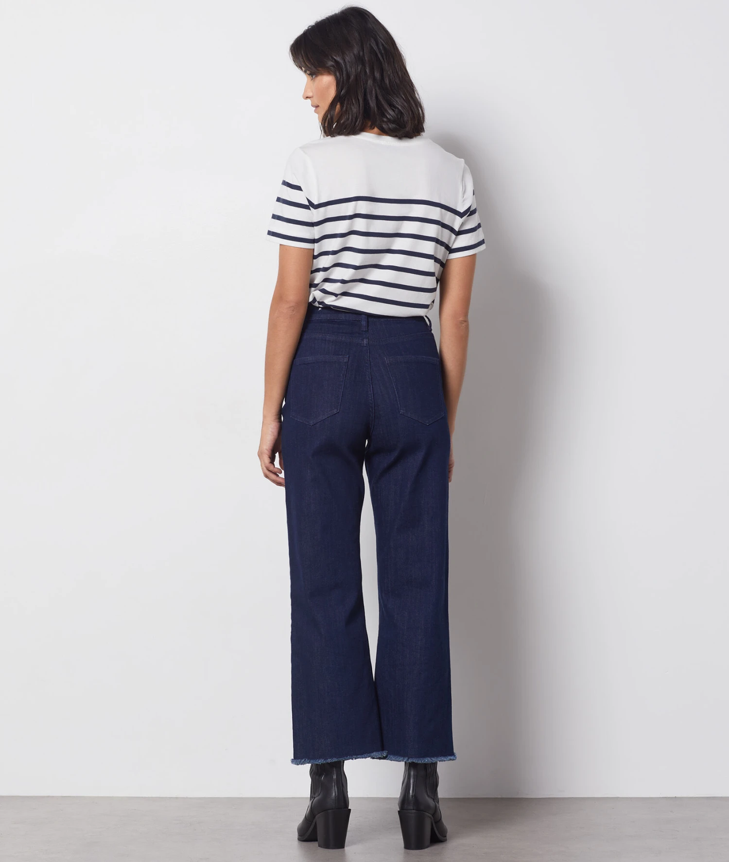 Hose Mit Weitem Schnitt BLAU 4 Hose Mit Weitem Schnitt BLAU – Bild 2