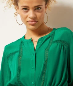 Geknöpftes Kleid SEEGRÜN -Damen mode Geschaft 653983940 b