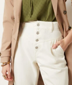 Jeans Im Karottenschnitt ECRU 10 Jeans Im Karottenschnitt ECRU -Damen mode Geschaft 653985380 b