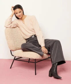 Weit Geschnittene Jeans ANTHRAZIT 9 Weit Geschnittene Jeans ANTHRAZIT -Damen mode Geschaft 653987204 6