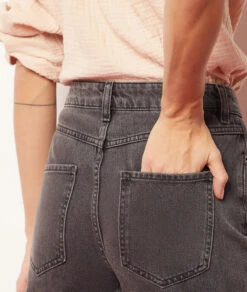 Weit Geschnittene Jeans ANTHRAZIT 10 Weit Geschnittene Jeans ANTHRAZIT -Damen mode Geschaft 653987204 b