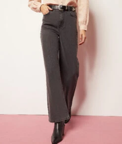 Weit Geschnittene Jeans ANTHRAZIT