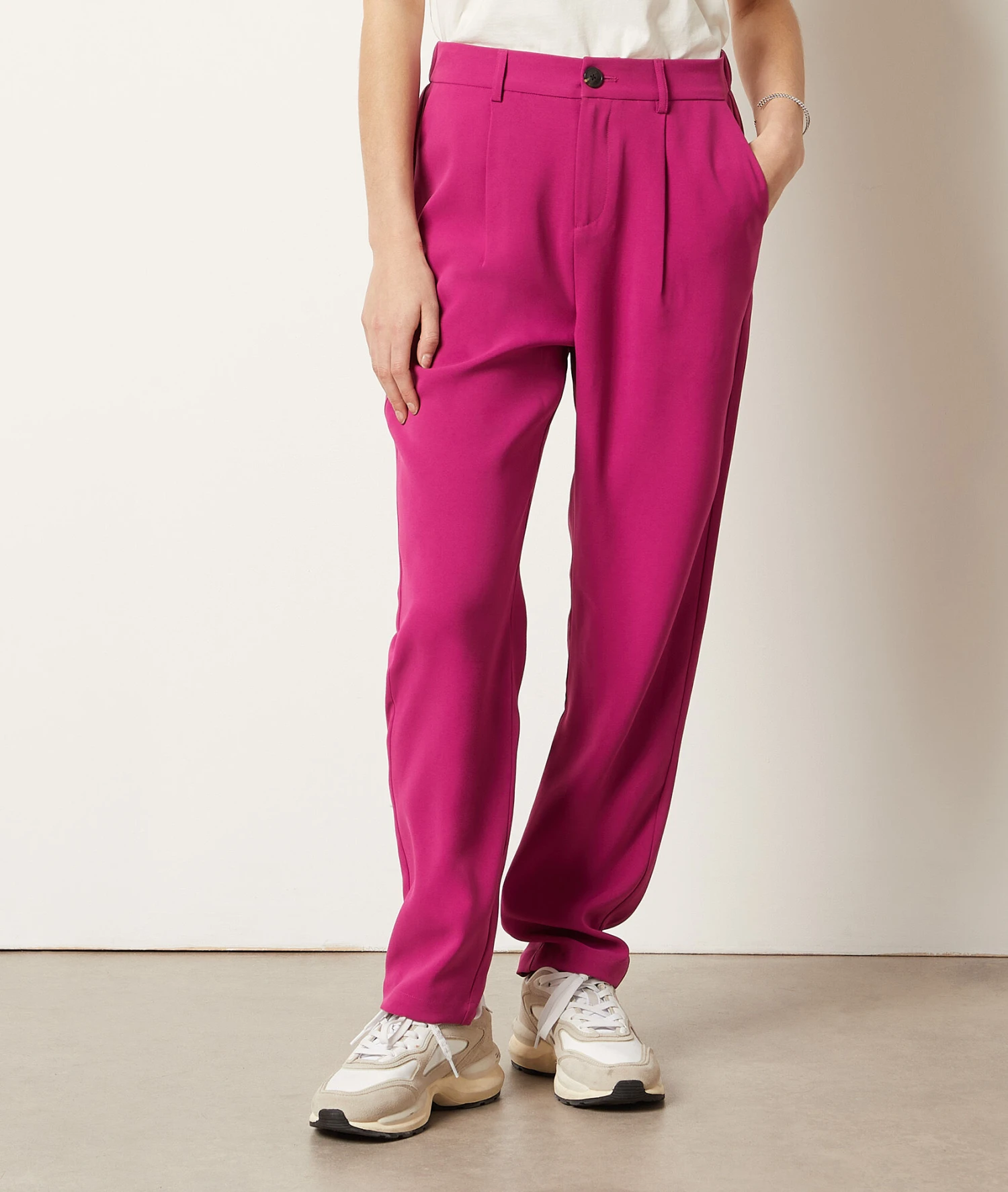 Hose Im Zigarettenschnitt FUCHSIA 5 Hose Im Zigarettenschnitt FUCHSIA – Bild 3