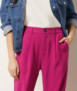 Hose Im Zigarettenschnitt FUCHSIA 10 Hose Im Zigarettenschnitt FUCHSIA -Damen mode Geschaft 653989372 b