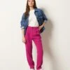 Hose Im Zigarettenschnitt FUCHSIA 1 Hose Im Zigarettenschnitt FUCHSIA -Damen mode Geschaft 653989372 x