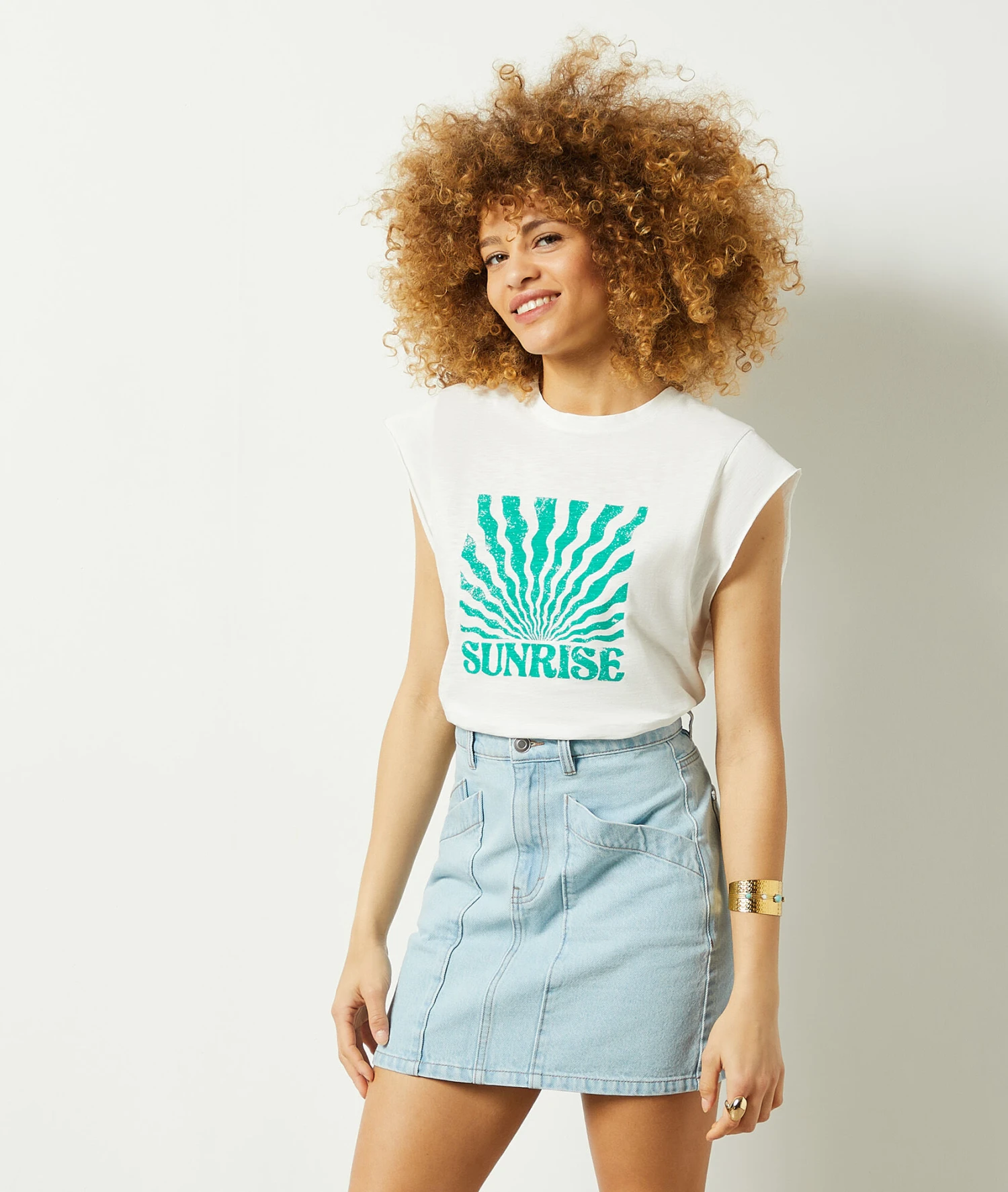 T-Shirt Mit Print Aus 100 % Baumwolle ENTENGRÜN 5 T-Shirt Mit Print Aus 100 % Baumwolle ENTENGRÜN – Bild 3