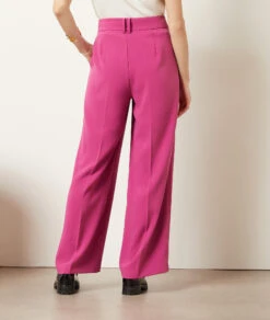 Hose Mit Weitem Schnitt FUCHSIA -Damen mode Geschaft 653990572 a