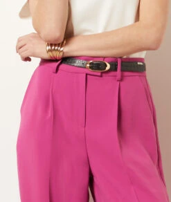 Hose Mit Weitem Schnitt FUCHSIA -Damen mode Geschaft 653990572 b